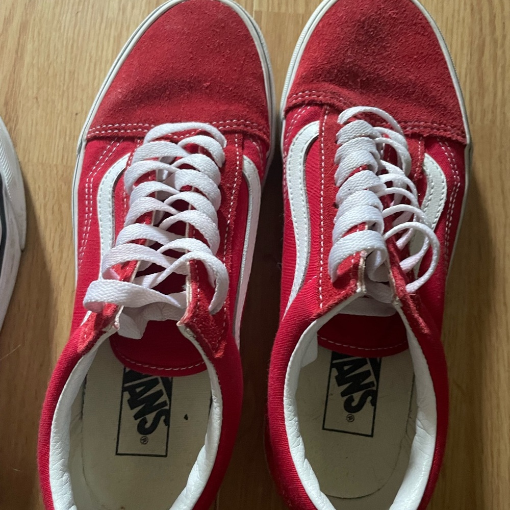 Red Old School Vans